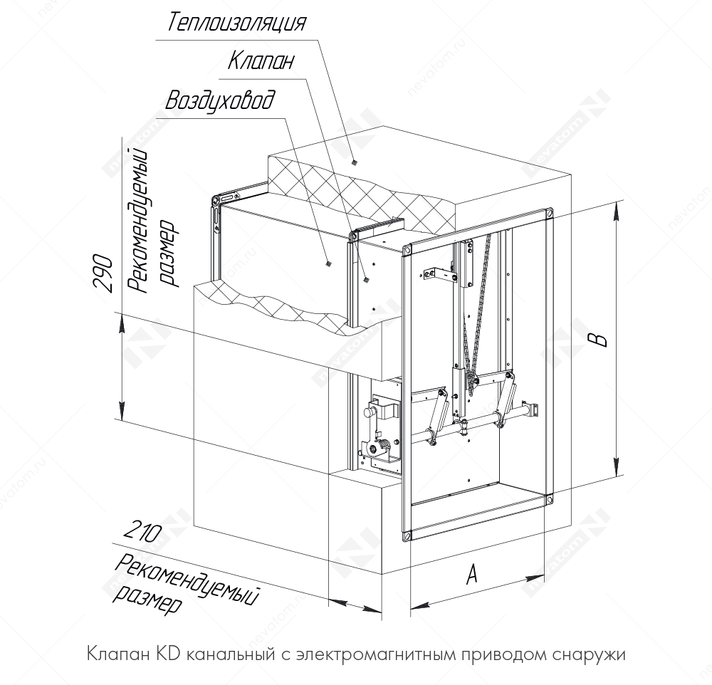 55_Клапан KD канальный с электромагнитным приводом снаружи.png