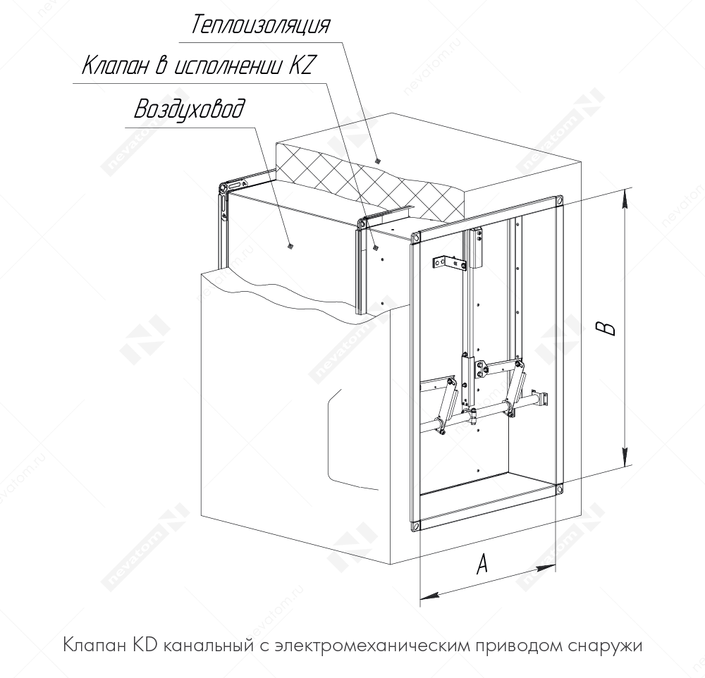 54_Клапан KD канальный с электромеханическим приводом снаружи.png